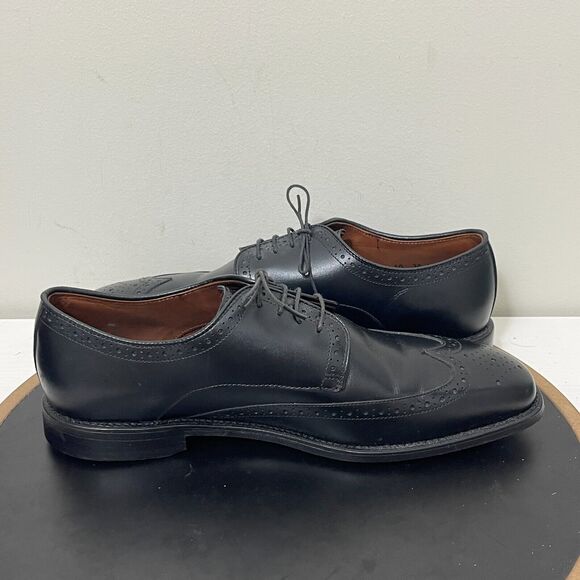 Allen Edmonds Bel Air Shoes Men 10 3E Wingtip Oxford Black Leather Luxury main image 15